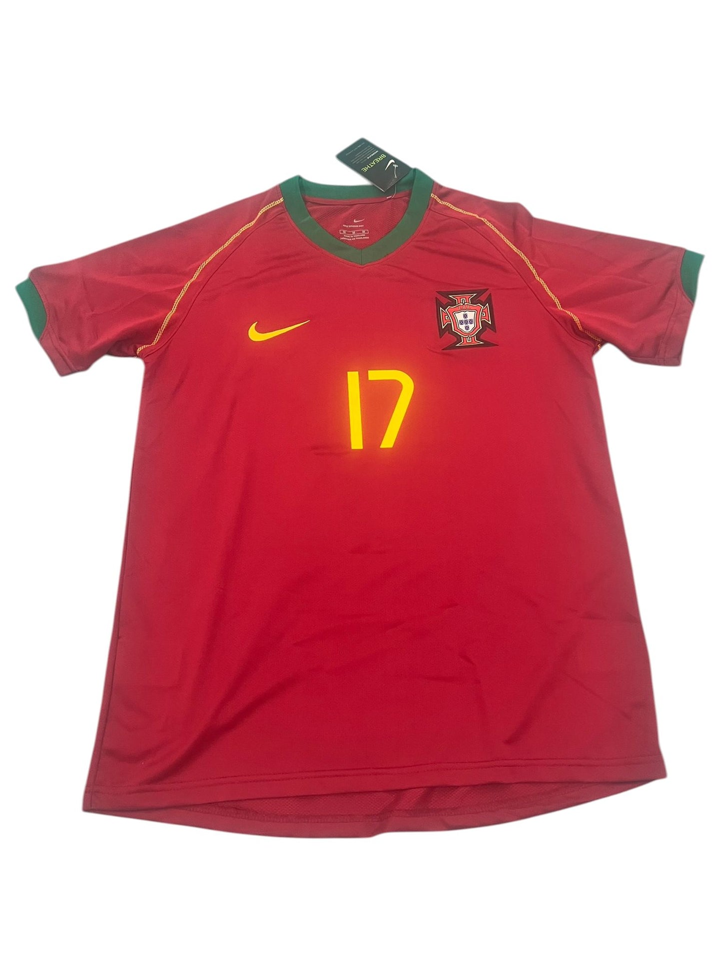 Cristiano Ronaldo 2006-08 Portugal Home Kit
