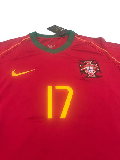 Cristiano Ronaldo 2006-08 Portugal Home Kit