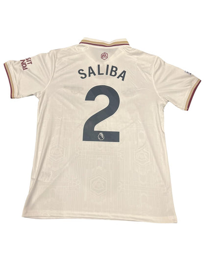 William Saliba 25/26 Arsenal Third Kit