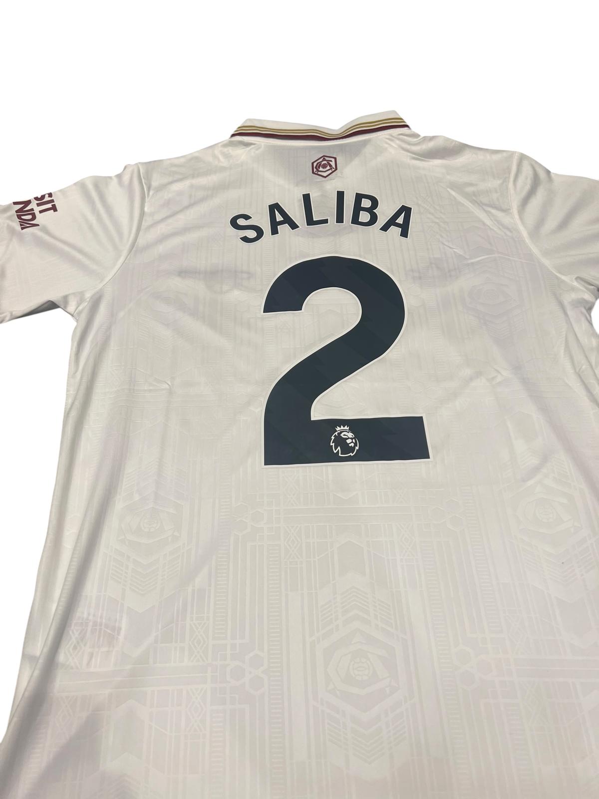William Saliba 25/26 Arsenal Third Kit