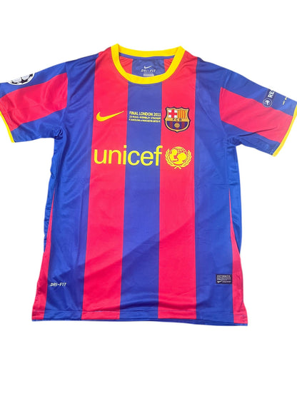 Lionel Messi 2011 Barcelona UCL Final Home Kit