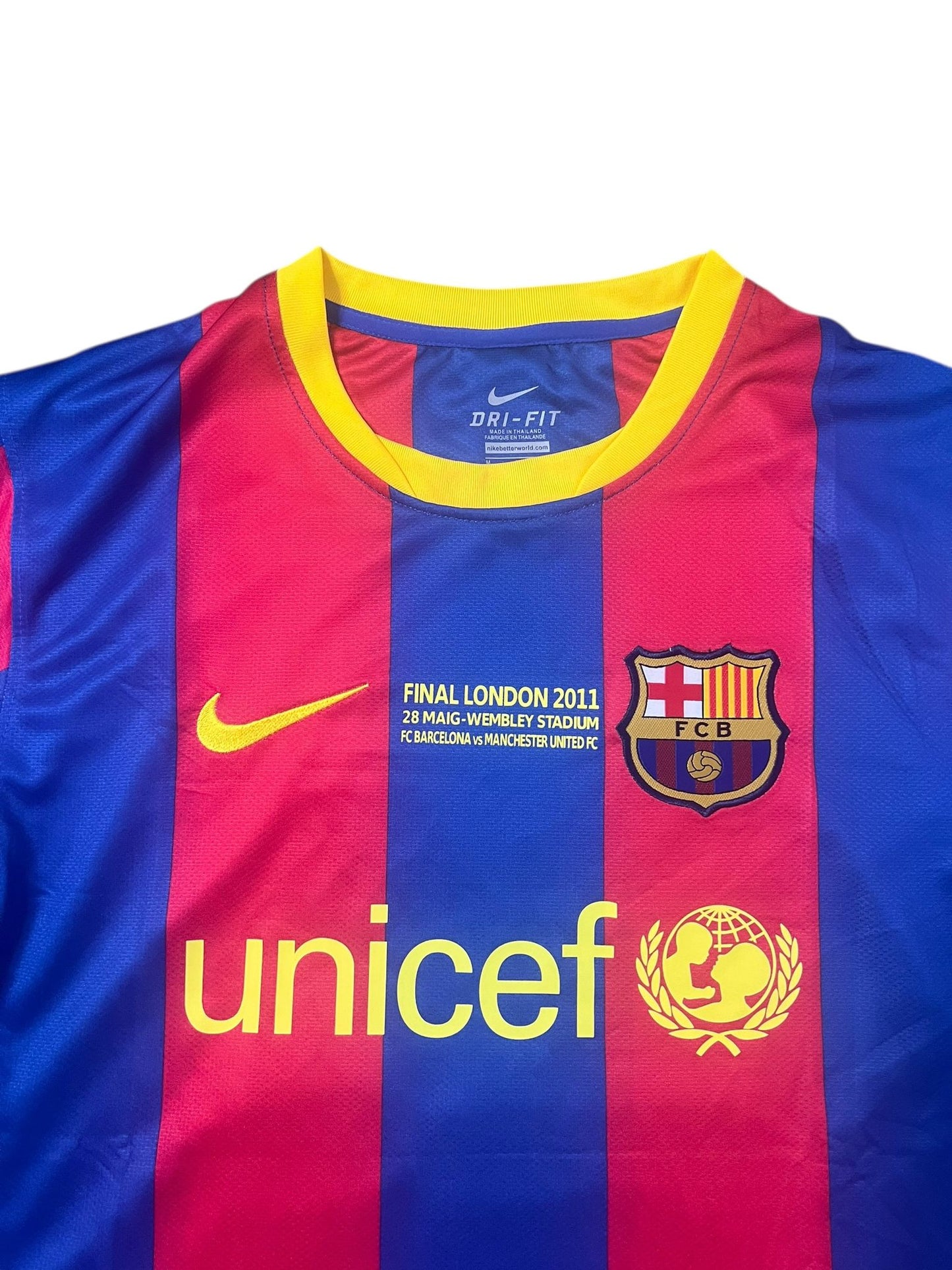 Lionel Messi 2011 Barcelona UCL Final Home Kit