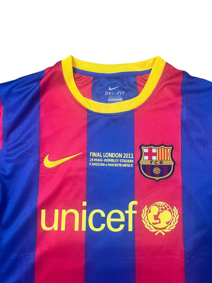 Lionel Messi 2011 Barcelona UCL Final Home Kit